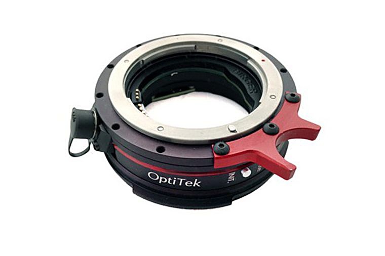 Adaptador de Montura Optitek Prolock M2 Canon EF a Sony FZ · Alquiler de equipos audiovisuales en Bogotá, Colombia · ARTTV Pro Rental