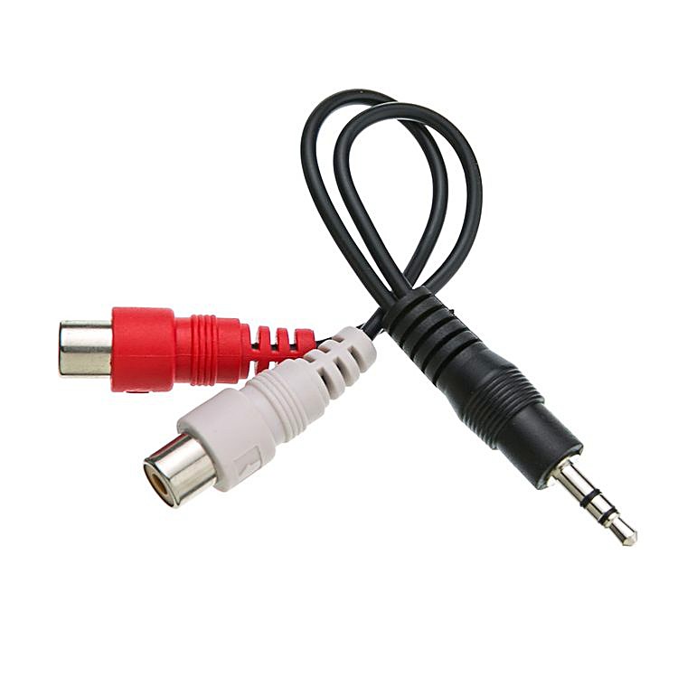 Cable 3.5 mm a dual RCA audio · Alquiler de equipos audiovisuales en Bogotá, Colombia · ARTTV Pro Rental