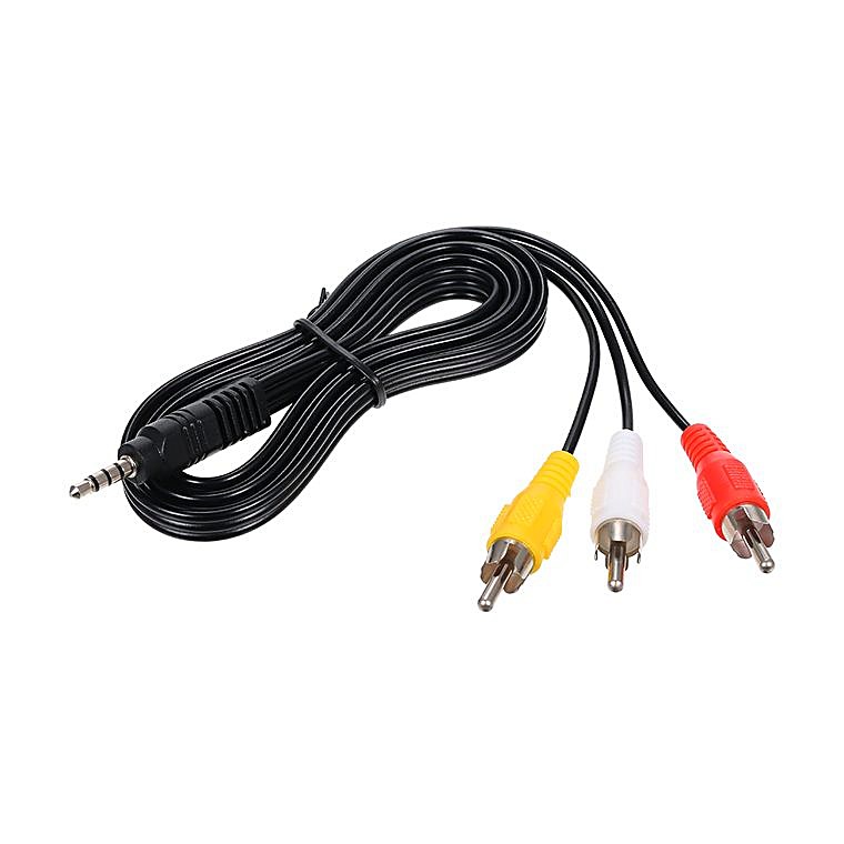 Cable 3.5 mm RCA audio · Alquiler de equipos audiovisuales en Bogotá, Colombia · ARTTV Pro Rental