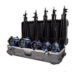 Kit de luces Arri Open Face 650k y 300 · Alquiler de equipos audiovisuales en Bogotá, Colombia · ARTTV Pro Rental