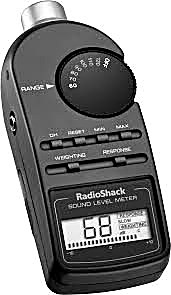 Medidor de sonido Radio Shack · Alquiler de equipos audiovisuales en Bogotá, Colombia · ARTTV Pro Rental