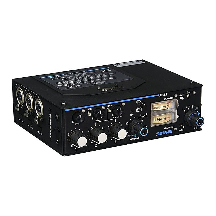 Mixer Portátil de Audio Shure FP32 · Alquiler de equipos audiovisuales en Bogotá, Colombia · ARTTV Pro Rental