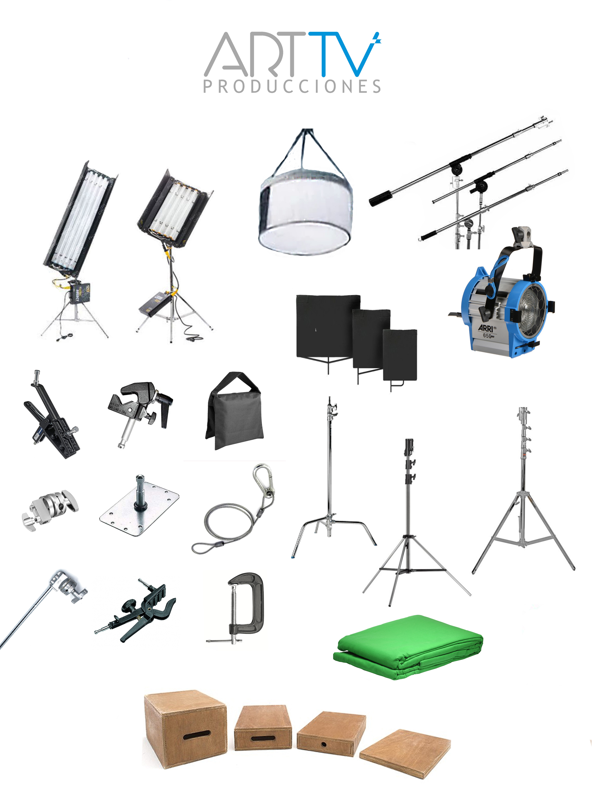 PACK ESTUDIO 8 · Alquiler de equipos audiovisuales en Bogotá, Colombia · ARTTV Pro Rental