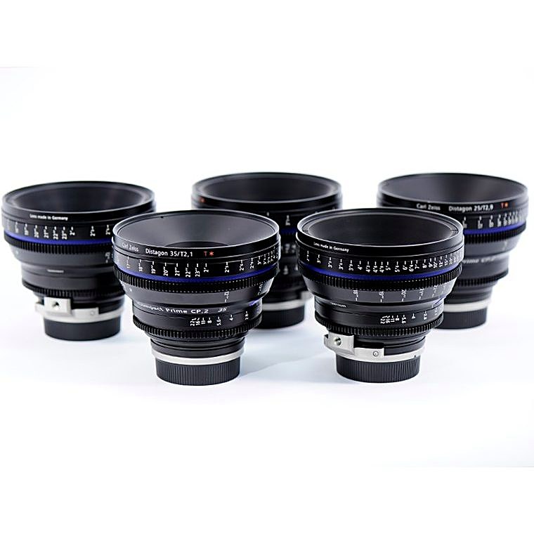 Set de Optica Carl Zeiss Compact Prime CP2 · Alquiler de equipos audiovisuales en Bogotá, Colombia · ARTTV Pro Rental