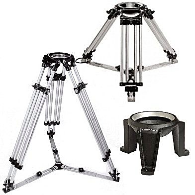 Set de trípodes Standard Sachtler 150mm · Alquiler de equipos audiovisuales en Bogotá, Colombia · ARTTV Pro Rental