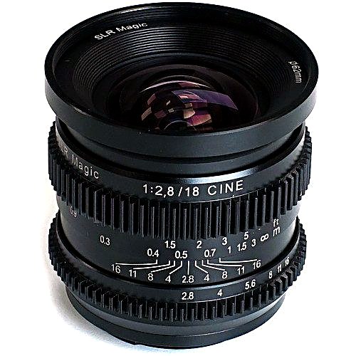 SLR Magic Cine 18 mm f/2,8 · Alquiler de equipos audiovisuales en Bogotá, Colombia · ARTTV Pro Rental