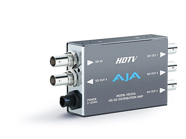 Tarjeta AJA HD5DA HD/SD Distribution AMP · Alquiler de equipos audiovisuales en Bogotá, Colombia · ARTTV Pro Rental