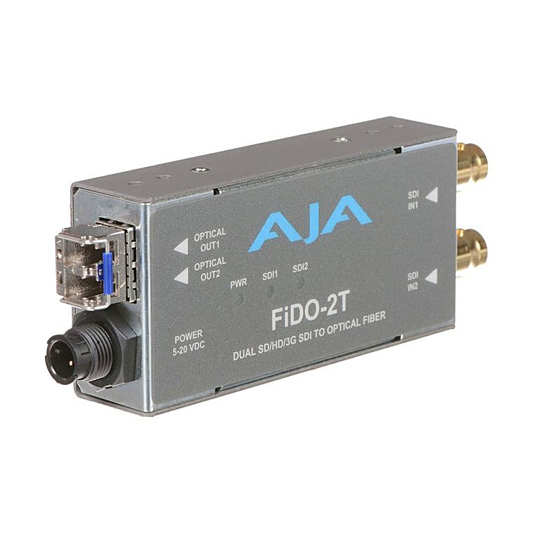 Tarjeta convertidor AJA Fido 2t SDI - Optical fiber · Alquiler de equipos audiovisuales en Bogotá, Colombia · ARTTV Pro Rental
